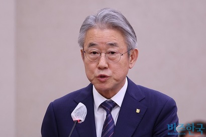 강호동 농협중앙회장이 2025년 10월 국회 국정감사에서 기관 보고를 하고 있다. 사진=박은숙 기자