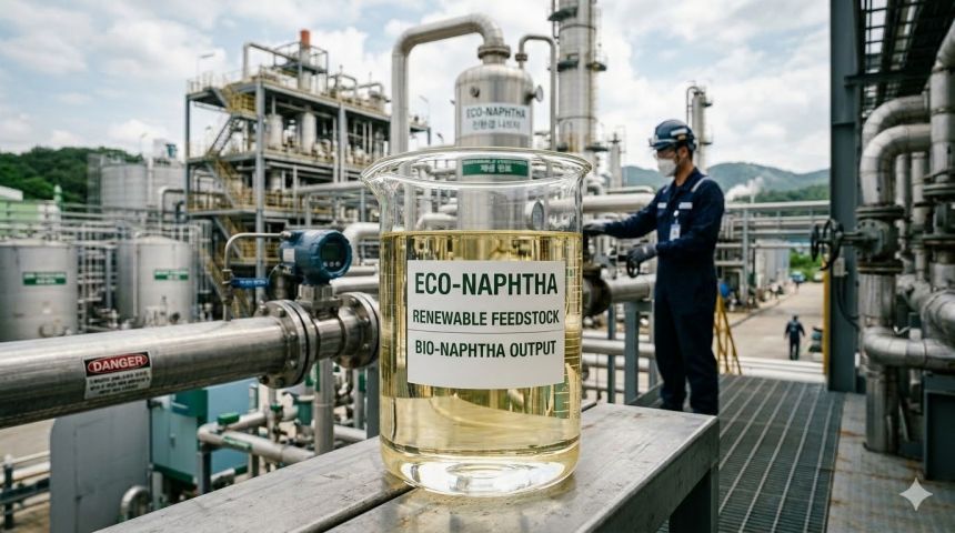 바이오 나프타와 리사이클 원료는 기존 설비를 일부 활용할 수 있어 비교적 현실적인 대안으로 평가되지만, 폐식용유(UCO) 수거 체계 미비와 공급망 불안이라는 한계가 있다. 에탄 도입 역시 탄소 배출과 원가를 동시에 줄일 수 있지만, 제품군이 단순해지고 미국 셰일가스 정책과 국제 정세에 따라 가격 경쟁력이 흔들릴 수 있다. 사진=생성형AI