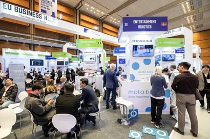 KIMES2026에는 유럽 중소기업 및 스타트업 44곳이 방문해 한국 기업들과 520건 이상의 비즈니스 미팅을 했다.&nbsp;사진=EU 비즈니스 허브