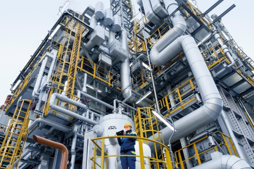 독일 BASF의 세계 최초 대규모 전기 가열식 NCC 실증 플랜트인 eFurnace. 사진=BASF 웹사이트