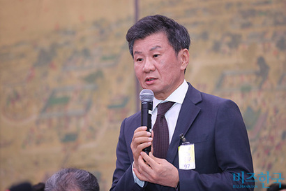 정몽규 HDC 회장이 공정거래법 위반 혐의로 벌금 1억 5000만 원에 약식기소됐다. 사진=박은숙 기자