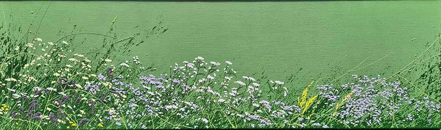 풀의 이야기: 65×22cm Acrylic on canvas 2024