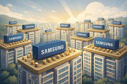 수원·화성·광교·동탄·판교 라인은 반도체 슈퍼사이클의 과실이 가장 먼저, 가장 직접적으로 떨어지는 자리에 있다. 일러스트=생성형 AI