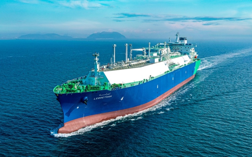 LNG 운반선이 산업 전환으로 인해 좌초자산이 될 가능성이 제기되는 가운데, 한국수출입은행의 선박 금융 지원 정책에 대한 지적이 제기되고 있다. 사진=한화오션 웹사이트