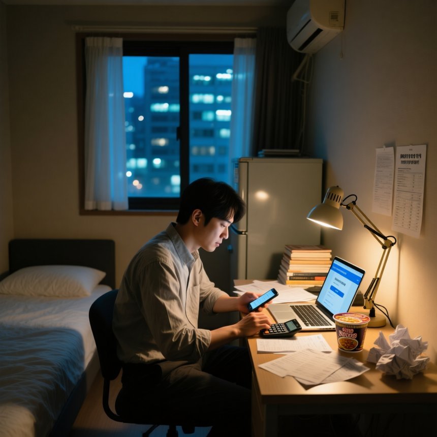 학자금대출 상환 기준이 청년들의 가처분 소득 구조를 충분히 반영하지 못해 체납과 유예가 함께 늘고 있다. 결국 문제는 ‘돈을 안 갚는 청년’이 아니라 ‘벌어도 갚기 어려운 구조’라는 지적이 나온다. 사진=생성형AI