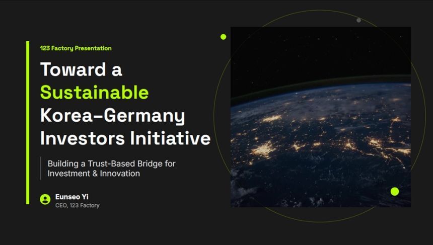 주독일 대한민국대사관과 함께&nbsp;베를린에서 ‘한-독 투자자 네트워크-첫 만찬(Korea–Germany Investors Network – Inaugural Dinner)’을 열었다. 사진=이은서 제공