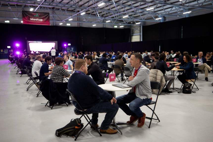 SaaStock USA 밋업에 참석한 SaaS 관련 기업과 스타트업 관계자들. 사진=SaaStock USA