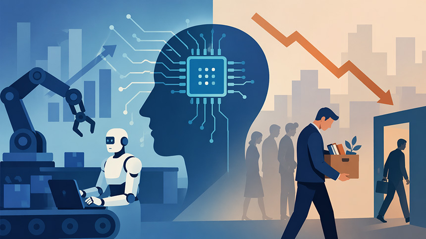 'AI발 해고' 현실화…미국선 5만 명 해고, 한국선 ICT·과학기술직 10만 명 감소