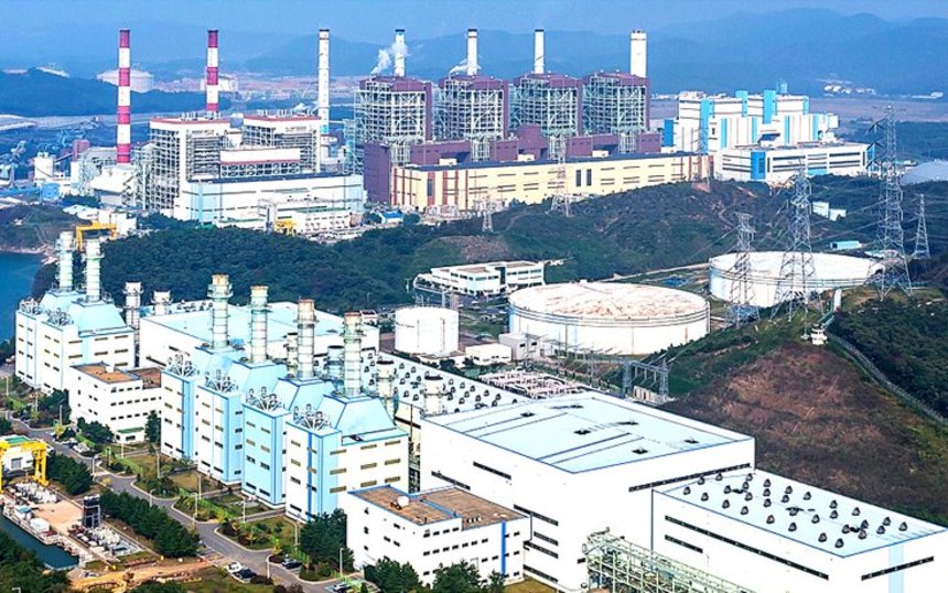 보령석탄화력발전소의 전경. 사진=한국중부발전 웹사이트