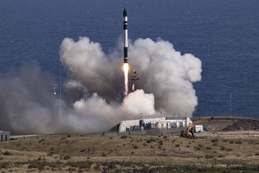 일렉트론 로켓의 발사 장면. 사진=Rocket Lab