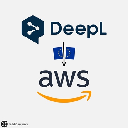 레딧 사용자가 딥엘의 AWS 사용을 두고 그린 그림. 이미지=reddit/r/xprivo