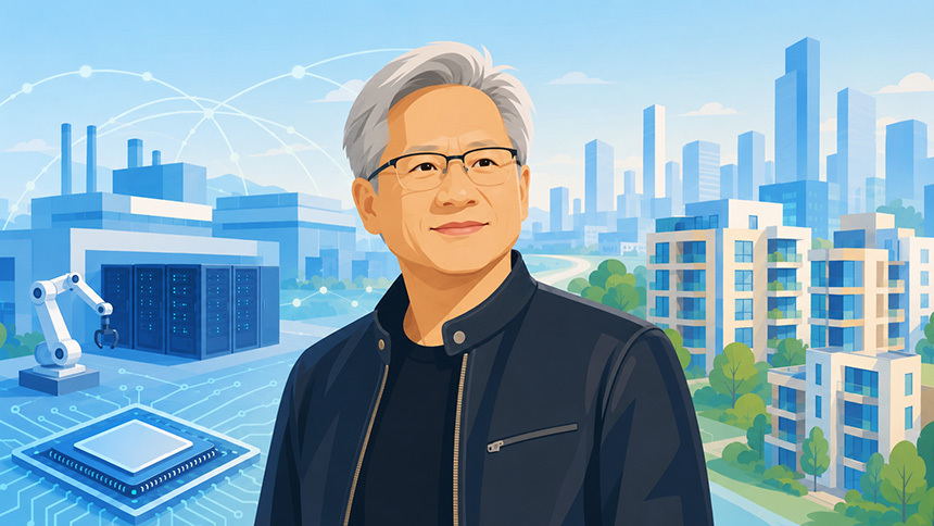 AI 산업 생태계가 확장되면서 반도체·데이터센터·로봇 인프라와 연결된 주거 입지가 부동산 시장의 새 평가 기준으로 떠오르고 있다. 일러스트=생성형 AI