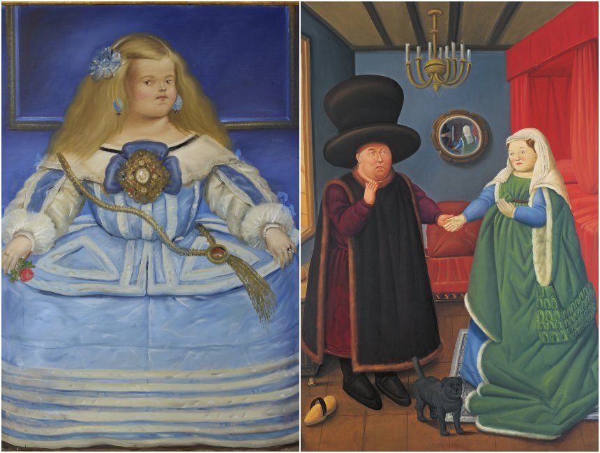 벨라스케스를 따라 그린 시녀들 Fernando Botero, Menina After Velázquez, Oil on canvas, 198 x 160cm © Fernando Botero Foundation
