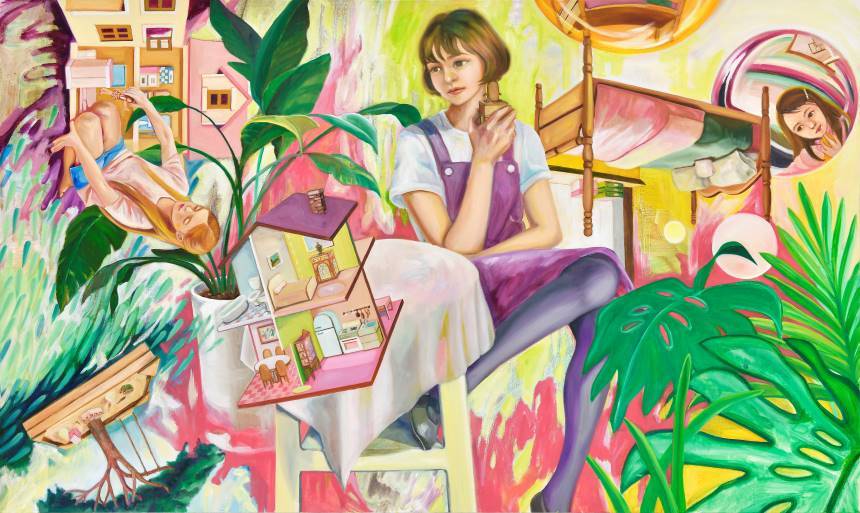 Doll House III 162.2×97cm Oil on canvas 2025